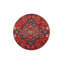 Red Colour Traditional Modern Woven Base Decorative Rug Machine Washable-35067953