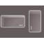 Miroir d'éclairage mural à DEL / miroir de salle de bain / miroir pleine grandeur / miroir de maquillage, éclairage tricolore + gradation + étanche IP44 + anti-buée + interrupteur tactile 24 po x 48 po