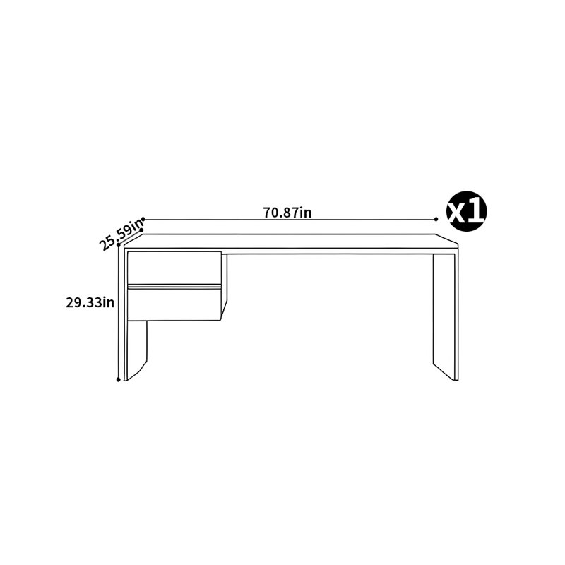 Bureau italien de style minimaliste