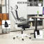 Chaise de bureau en filet avec appui-tête réglable, soutien lombaire-490453677