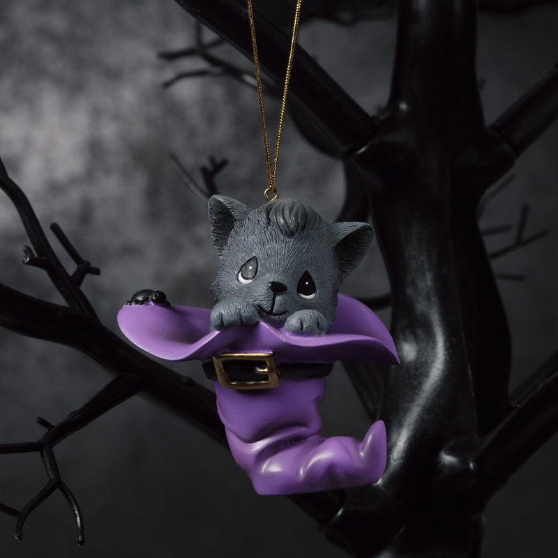 Ornement d'Halloween Precious Moments Have A Purr-fect