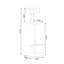 Chaise basse argentée (lot de 2)-24163375
