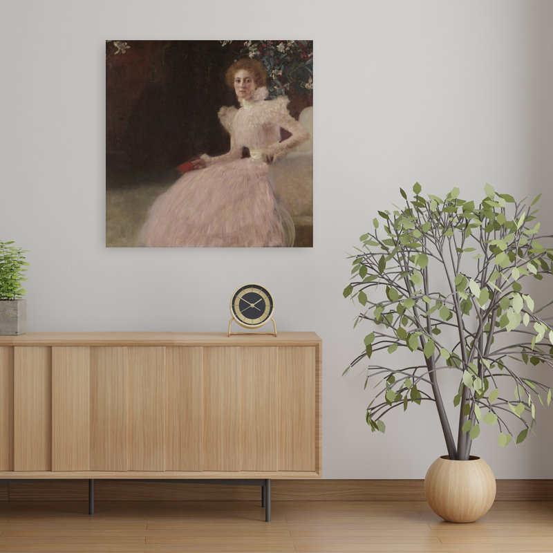 Sonja Knips, 1898, Portrait abstrait contemporain, Estampe murale, H 32 po x l 32 po