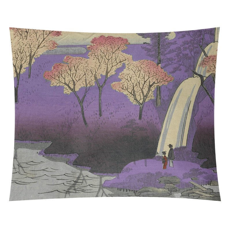 Macintyre Polyester Tapestry, 107.5" H x 91" W, Purple