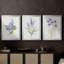 Lilas botanique délicat - Toile tendue avec châssis sur mesure - 3 pièces-586381240-586381241