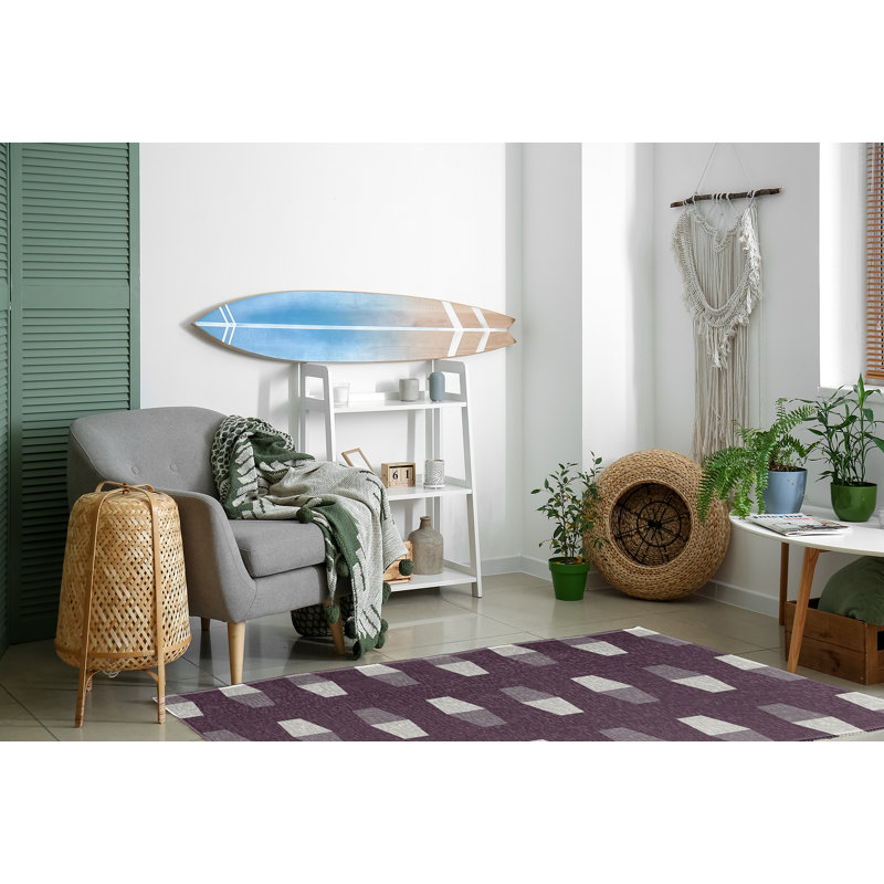 Baelynn Chenille Geometric Indoor Rug, Rectangle 4' x 6'