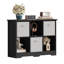 Bibliothèque de 6 cubes de 37 po de largeur avec 3 bacs pliables en tissu-130085862