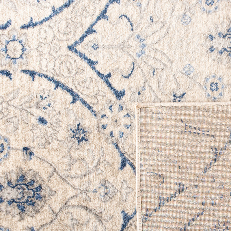 Avira Ikat Light Gray Area Rug, Rectangle 6' x 9'