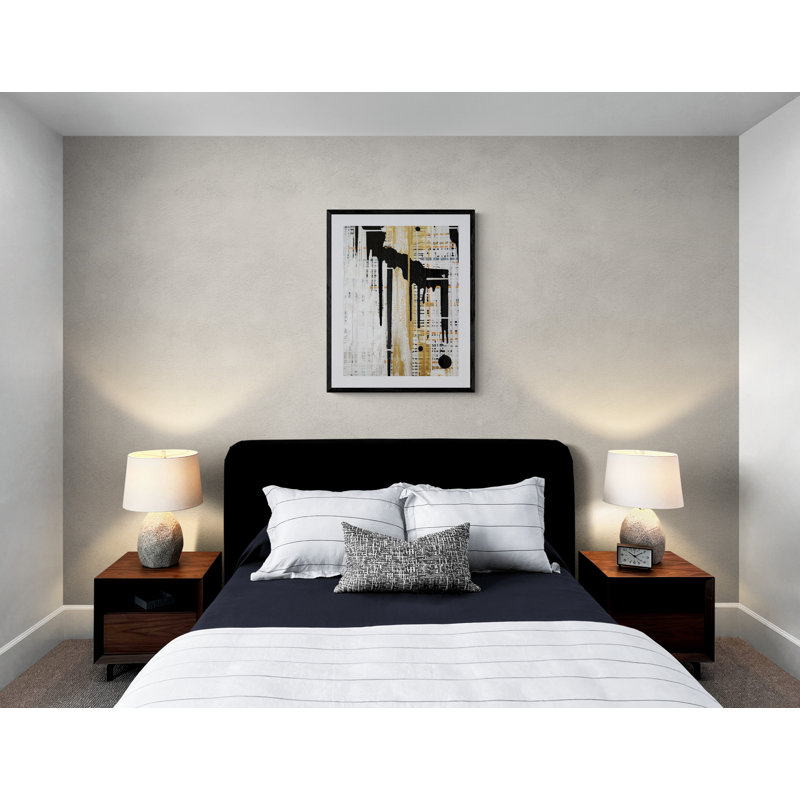 Golden Weave IV Print by Kari Souders, 32" H x 24" W, Wrapped Canvas