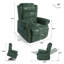 Fauteuil inclinable inclinable standard en tissu 28 po avec massage à 8 points, fauteuil inclinable à dossier réglable-1618755607
