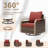 Wicker 4 - Person Modular Patio Conversation Set with Cushions-115188891