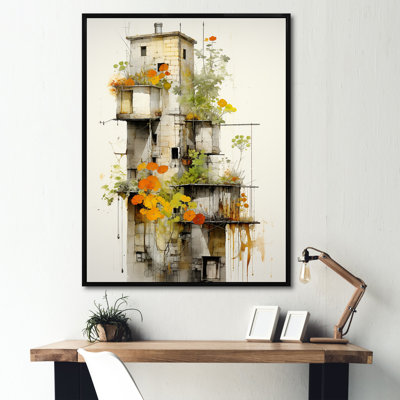 Minimalisme botanique, tours de la jungle II - art mural tours