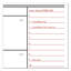 Calendrier mensuel de coussin de bureau