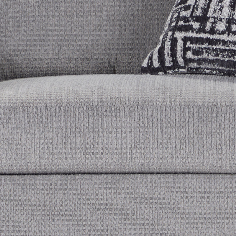 Fauteuil Cudford Cudford, Mélange de polyester gris