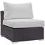 Chaise de terrasse sans accoudoirs avec coussins Convene-279463307