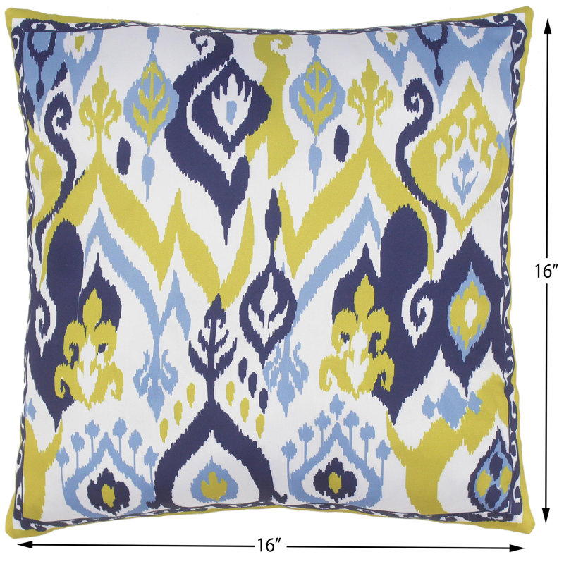 Bohemian Silk Reversible Throw Pillow