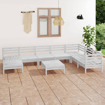 Ensemble de conversation modulaire 9 pièces Valleria