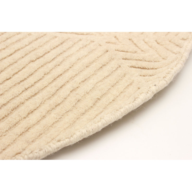 Tapis beige Kashkuli Gabbeh 3 pi 11 po x 3 pi 11 po