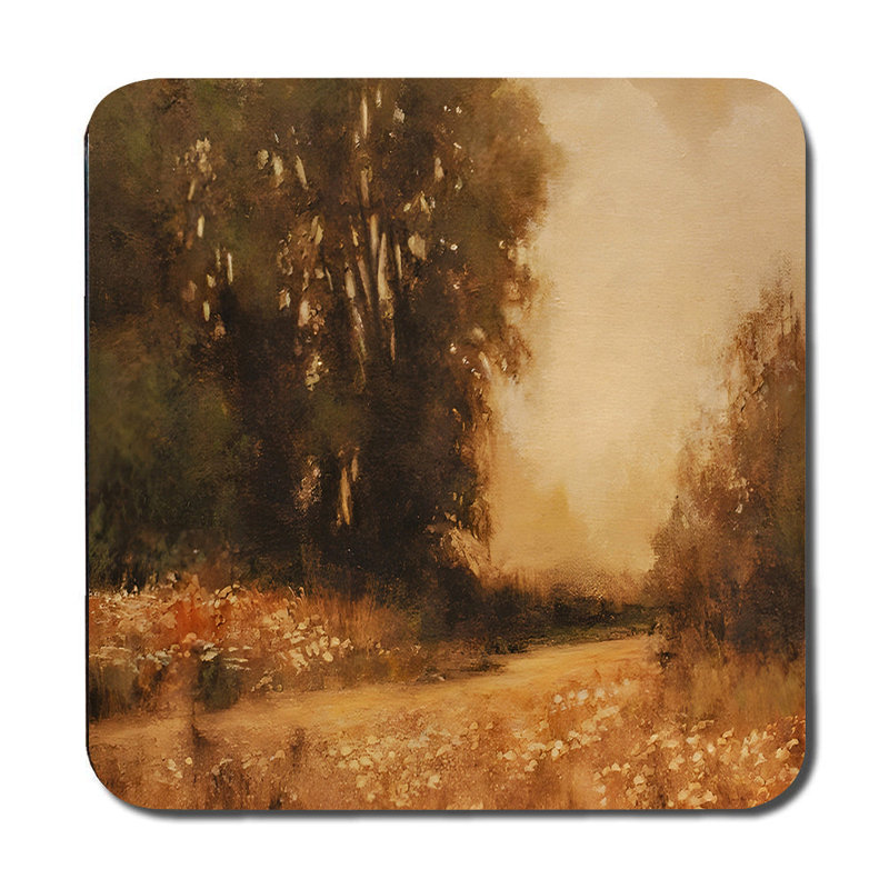Autumn Park Landscape Placemat And Coaster Set For Dining Table