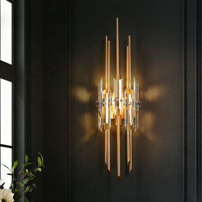 Grigor 1-Light Brass Wall Sconce