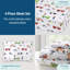 Ensemble de draps en microfibre, drap-housse et drap-housse Wildkin-38669784