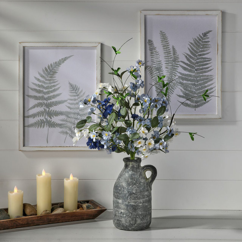 Mini paquet de fleurs de jardin 20 po, Bleu