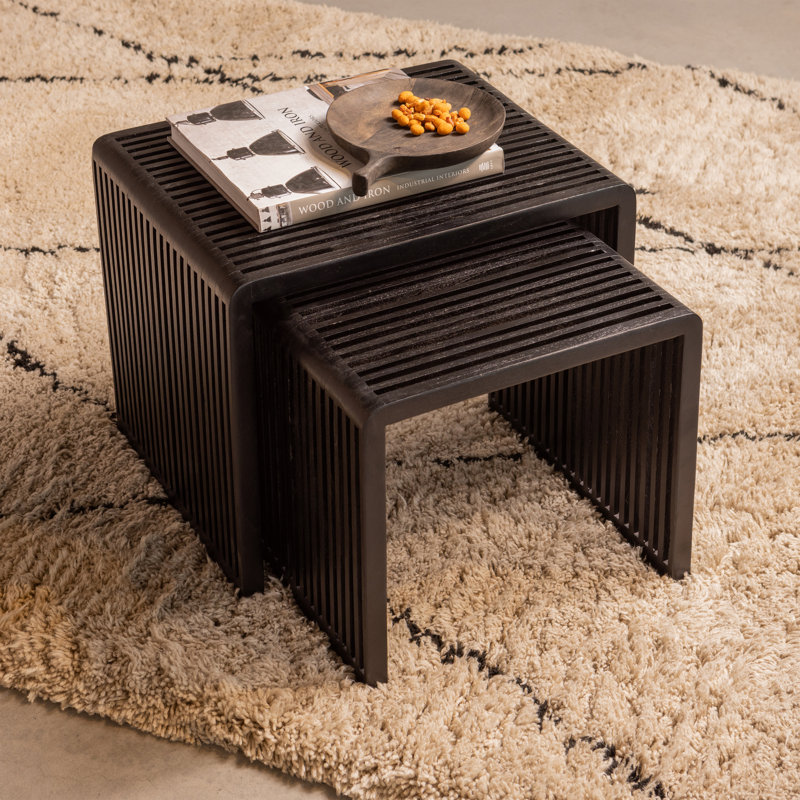 Willa Solid Wood Pedestal Coffee Table