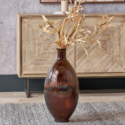 Handmade Glass Floor Vase