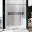 Porte de douche coulissante simple sans cadre l 50 "- H 55" x H 76 "-85016942