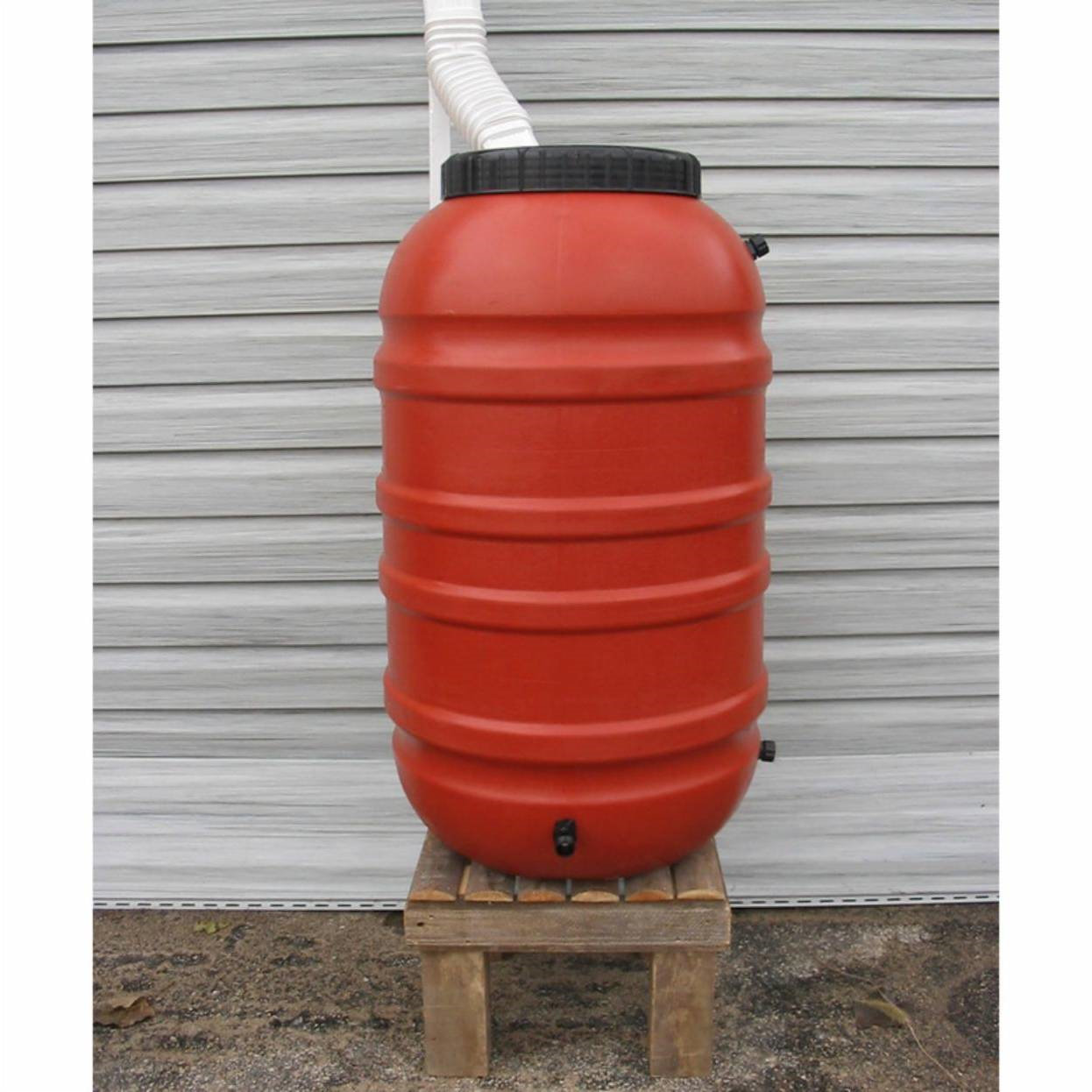 F4 55 Gallons Weather Resistant Plastic Rain Barrel Wayfair