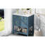 Armoire en bois bleue-658437983
