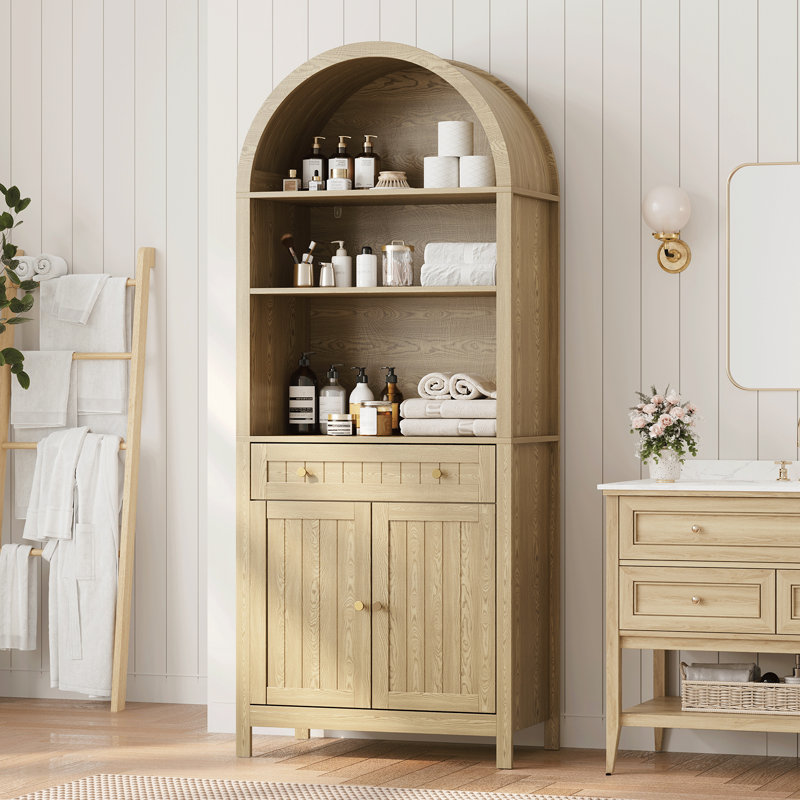 Armoire d'appoint 73 pouces, Brun