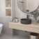 CASAINC Maple 17'' Concrete Circular Bathroom Sink