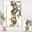 Gold Glam Squares II - reproduction d'art sur toile tendue-55951904