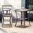 Lisandro 5-Piece All-Weather Outdoor Wicker Rectangle Fire Pit Conversation Set With Swivel Gliders And Side Table For Patio＆Garden-768041339