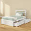 Lit plateforme simple avec tiroirs de rangement et tête de lit Bear-129984151-129984152