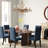 Dzesmina 6 - Light Distressed Metal With Crystal Candle Style Chandelier