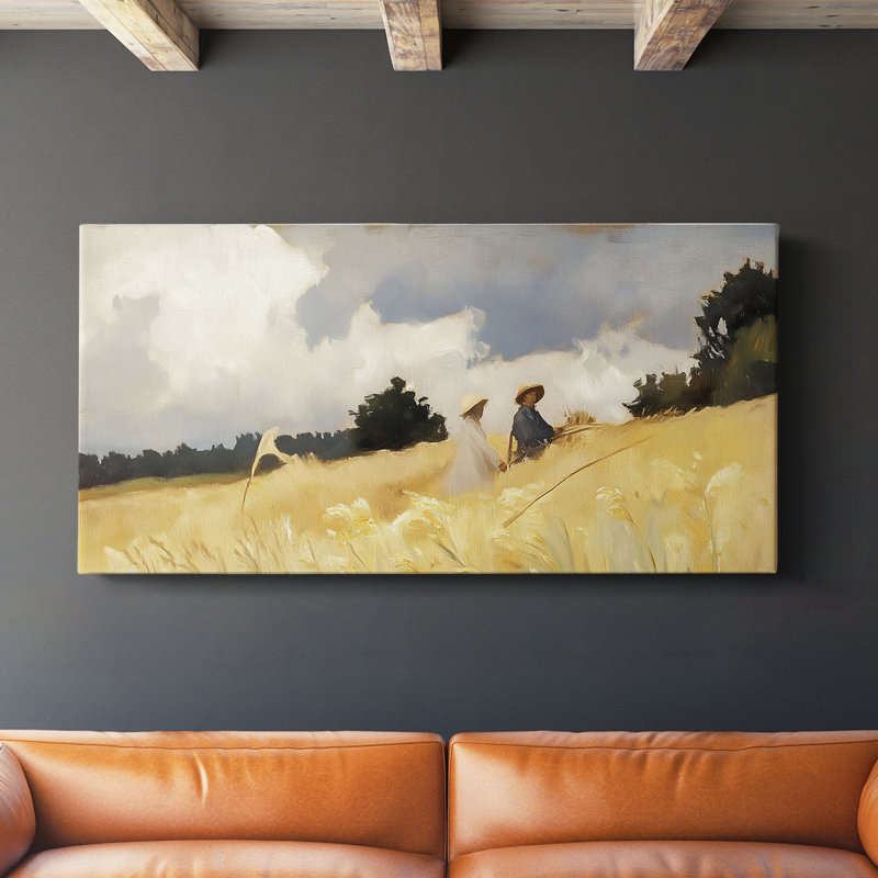 Série paysage - C XXXVII - Toile tendue avec châssis - Prêt à être accroché