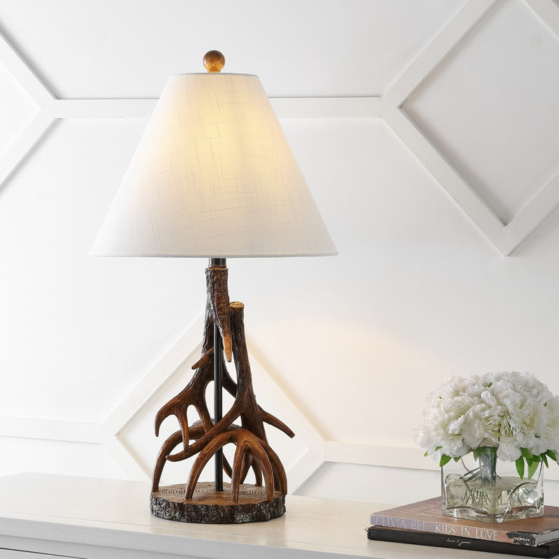 Lampe de table à trépied brun foncé 26 po Kathrina