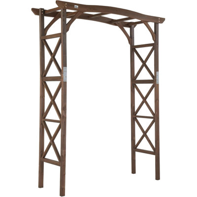 60'' X 78' 'Wooden Garden Arbor