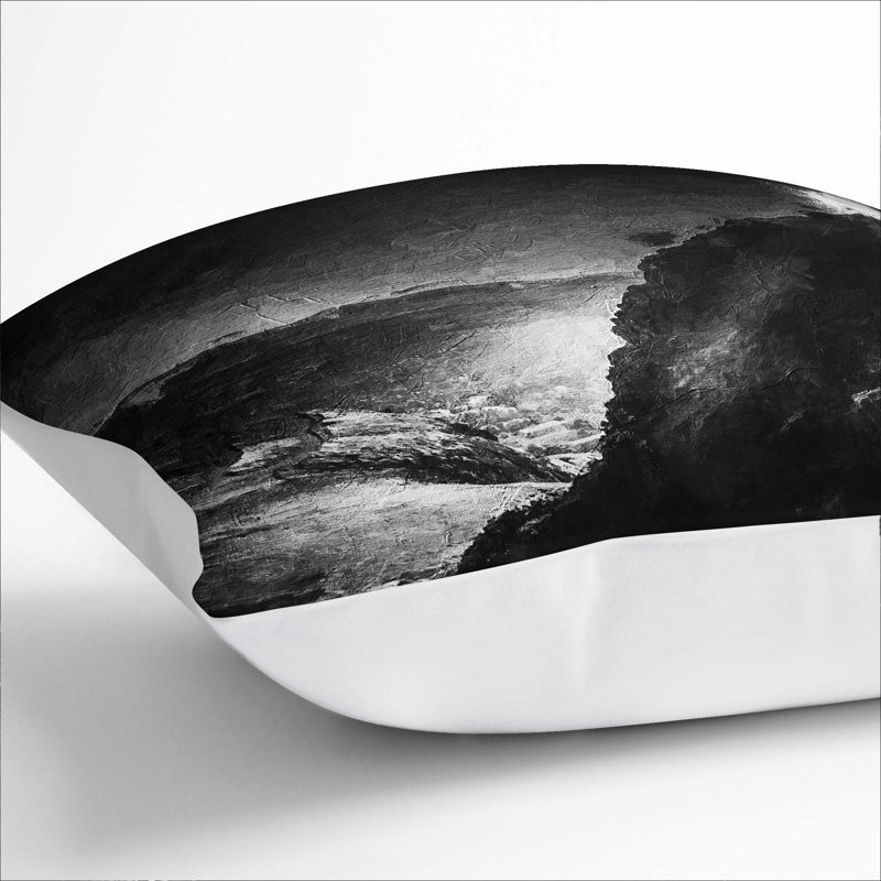 Square Throw Cushion, White, 40cm H x 40cm W x 15cm D