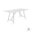 Table de salle à manger d'extérieur rectangulaire en bois d'eucalyptus clair 71 po Avonna-803161868