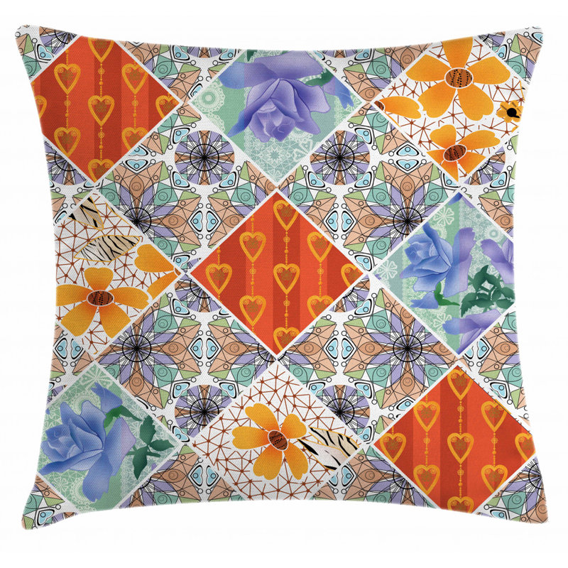 Housse de coussin décoratif 36" country intérieur/extérieur