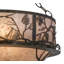 Luminaire suspendu tambour 8 lumières Whispering Pines