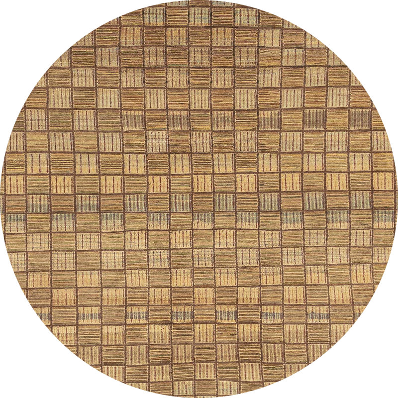 Patchwork Indoor Rug, Round 4'