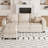 Shavera Velvet Modular Sectional L-Shaped Sleeper Sofa Bed With Storage Ottoman For Living Room Apartment-842494194