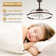 Konor 24'' Ceiling Fan with LED Lights  Dimmable LED Light with 3 Colour tone, 6 Speed Quiet DC motor, App and Remote Control