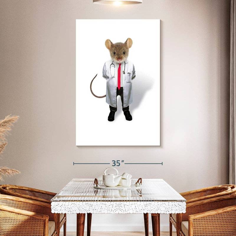 Mouse Doctor, 51" H x 34" W