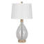 Lampe de table 28 po, verre transparent-1473774088