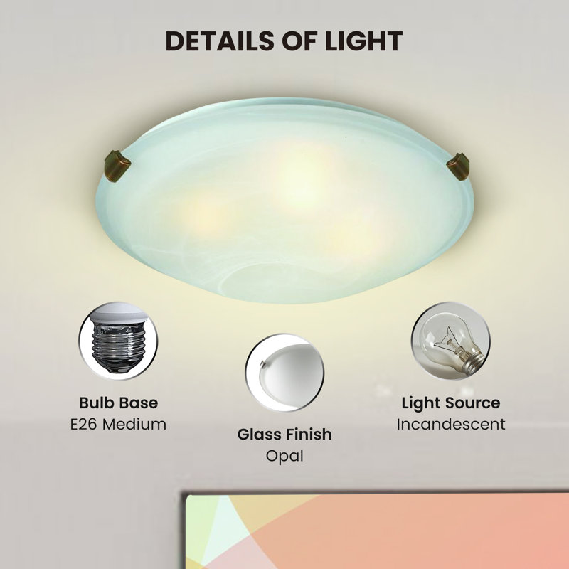 Malibu Flush Mount by Russell Lighting: Sleek Brushed Chrome Design for Modern Spaces